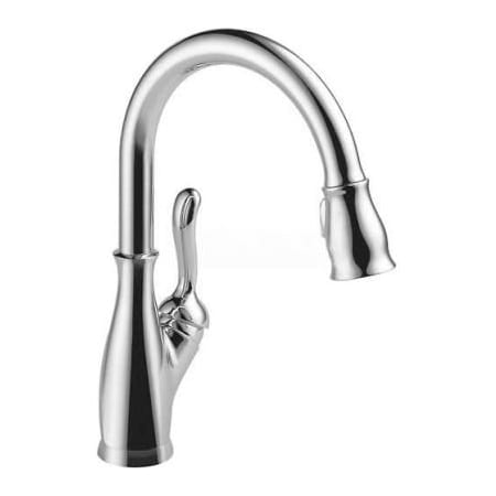 Leland Single Handle Pull-Down Kitchen Faucet, Chrome - DELTA 9178-DST